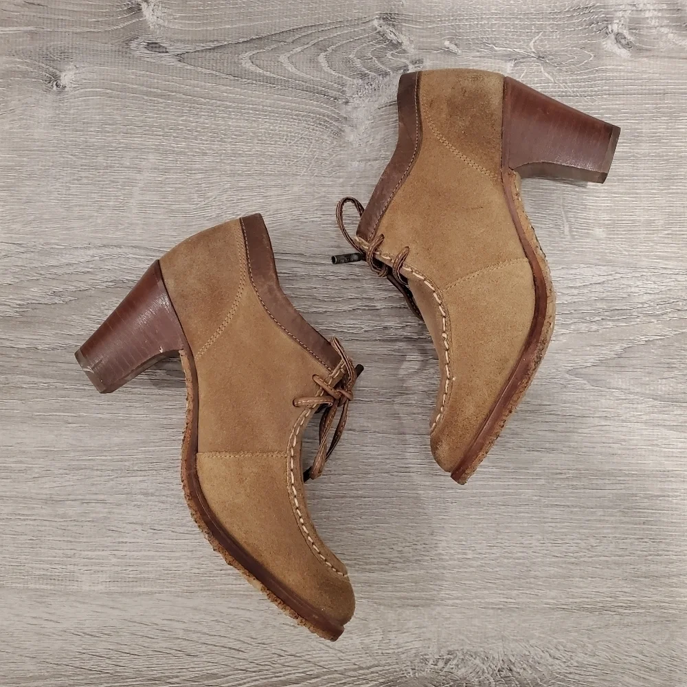 NEW Frye Brown Suede Oxford Ties 3